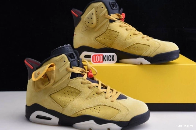 Kick Theory JORDAN 6 CN1084-300 X SCOTT YELLOW AIR TRAVIS 0817